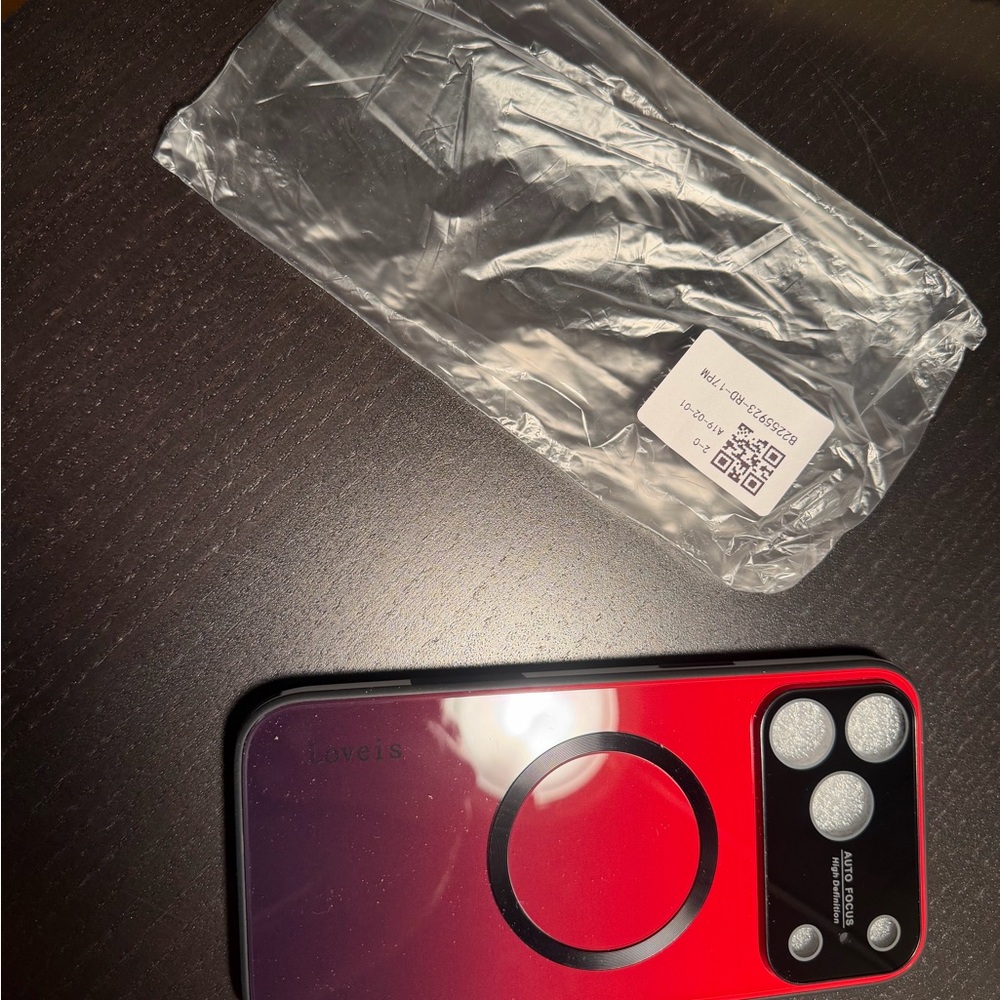 Red and Black Phone Case